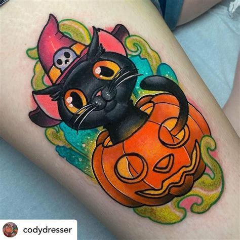 halloween themed feminine halloween tattoos|Halloween Tattoos for Females: Complete Guide to Spooky and。